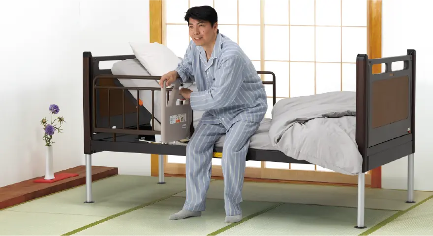高い位置で