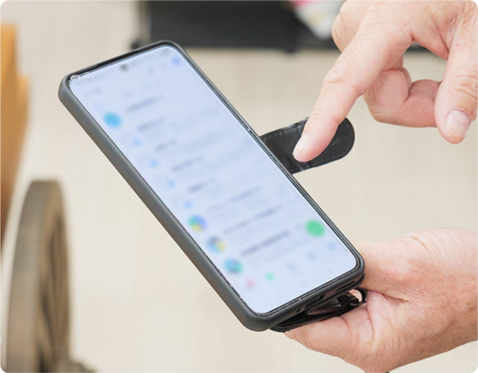 写真：スマホで確認