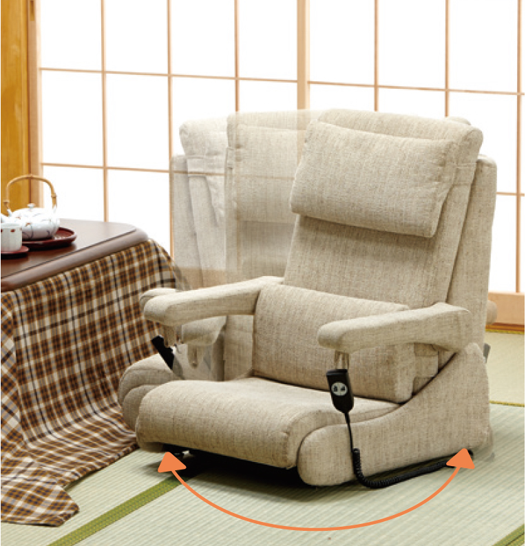 訳あり】 介護用品スクリオ電動昇降椅子 立ち上がり補助椅子 電動リフトアップチェア