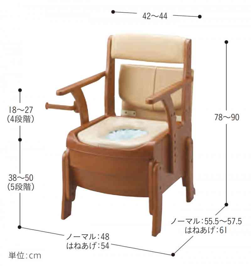 家具調トイレセレクト　自動ラップ式トイレ【安寿】定価：¥182,600-